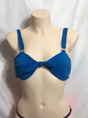 Women's NWT Oneill Salt Water Solids Tall Tri Knot Bikini Top Swimwear