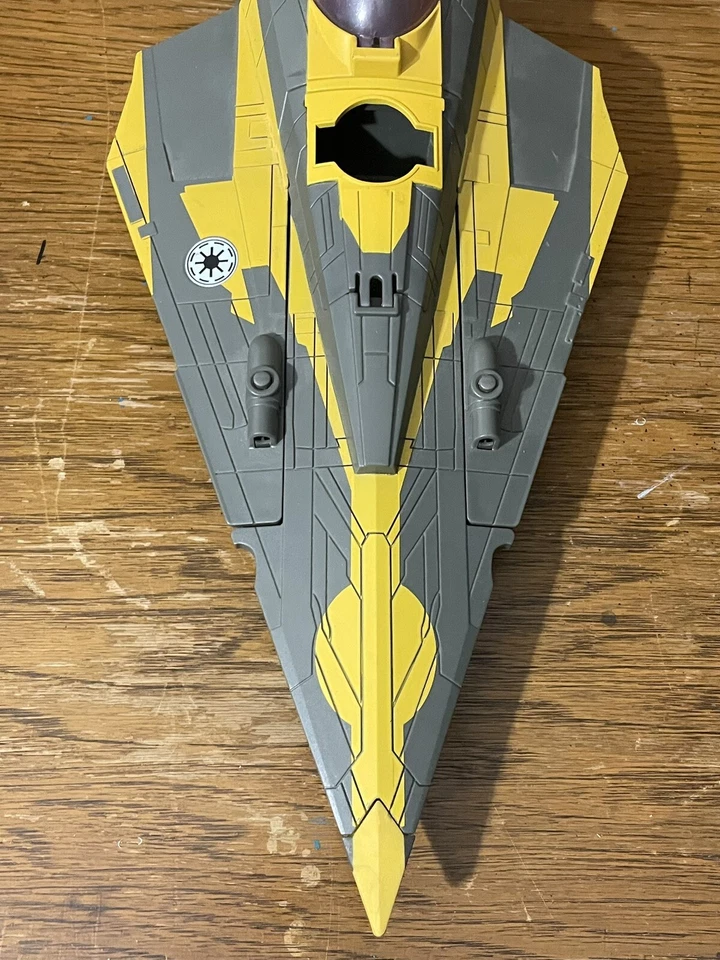 Hasbro LFL Star Wars Space Ship Fighter Anakin E3 C-022E 2008 usado en excelente estado sin figura Foto 2 de 4