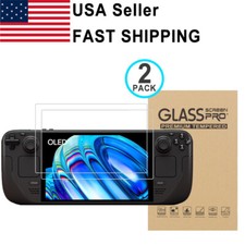 2PK Tempered Glass Protector For Steam Deck 2021 2022