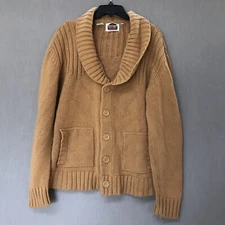 Vintage 1970’s MILLER OUTERWEAR Cowichan Cardigan Sz L Button Knit Sweater Large