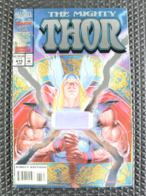 1994 Marvel Comics Mighty Thor #475 Embossed Foil VF/VF+