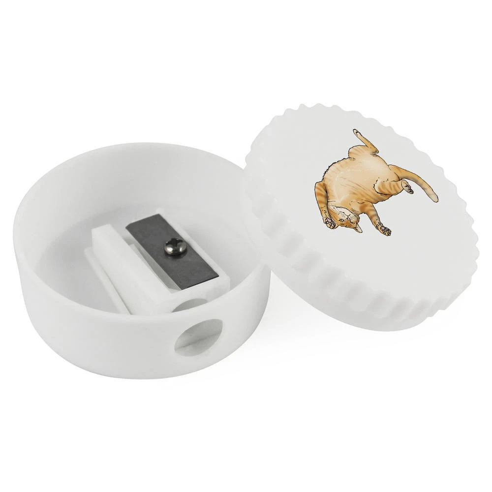 Chubby Ginger Cat Compact Pencil Sharpener PS00026031