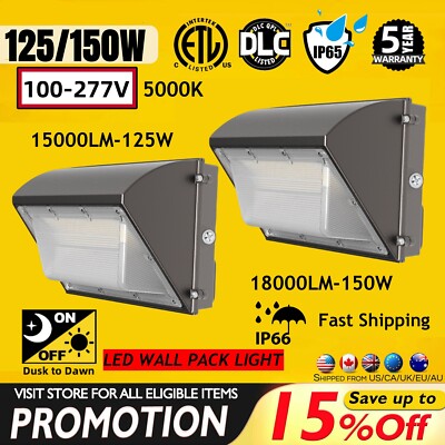 WYZM Outdoor Led Wall Pack Light Fixture IP65 Led Area Security Garage Lighting