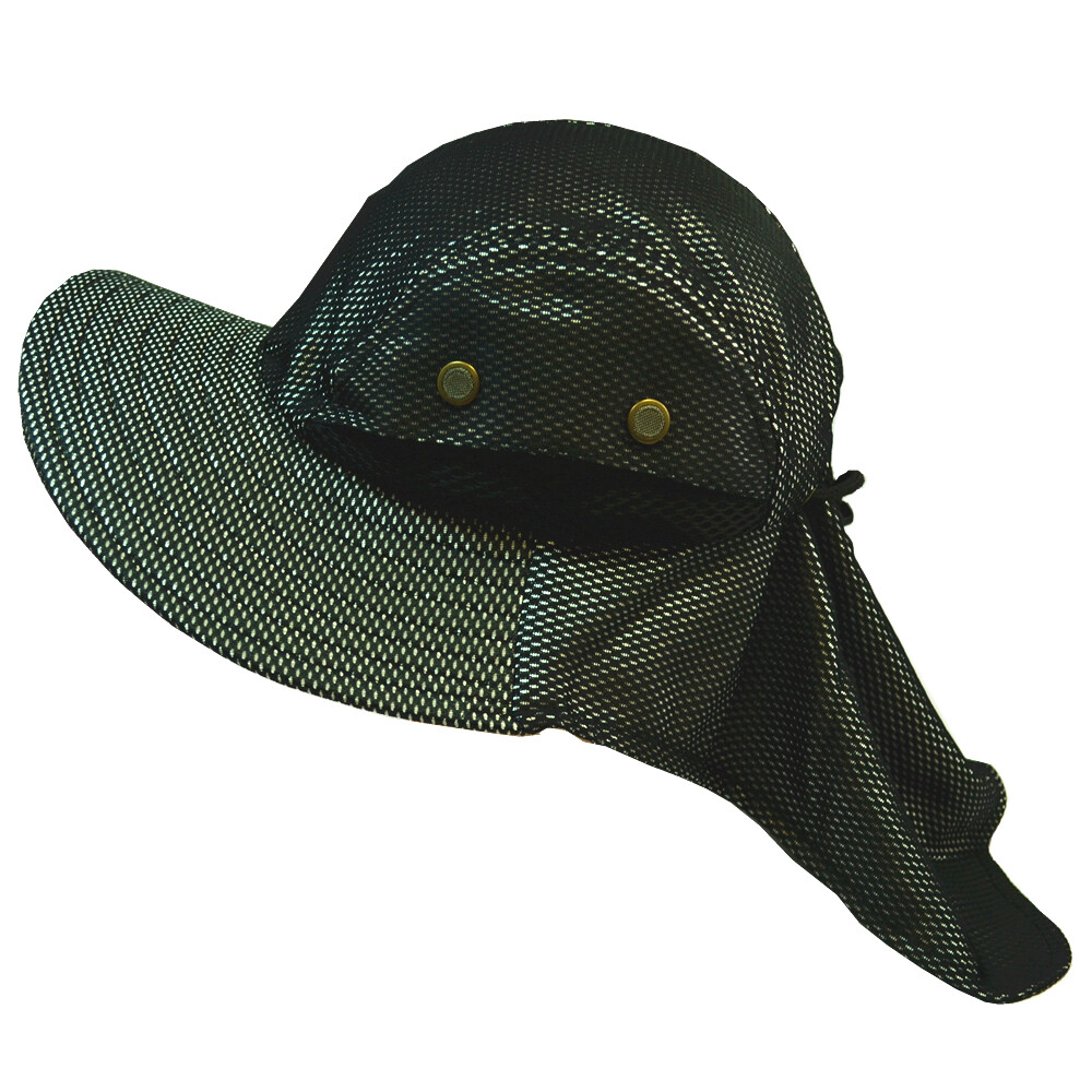 Men Boonie Snap Hat Brim Ear Neck Cover Fishing Hiking Garden Sun Flap