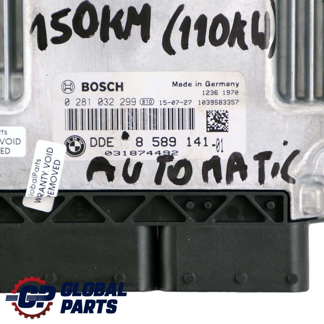BMW F10 F11 LCI 518d B47 150HP Engine ECU Kit DDE 8589141 CAS4 + 