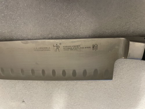 J.A. Henckels International Forged Premio Santoku Knife 7" - Picture 3 of 3