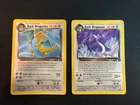 Dark Dragonite 22/82+ Dark Dragonair 33/82  Team Rocket Regular 2 pcs