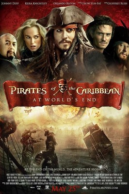 2007 Pirates Of The Caribbean Movie Poster 11X17 Jack Sparrow Johnny Depp     
