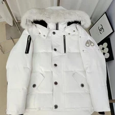 Mens Moose Knuckles Parka Down Jacket Leisure Hooded Down Jacket S-2XL*