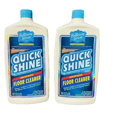 2x Holloway House Quick Shine Concentrated Floor Cleaner 27 fl oz Each Wood Tile