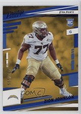 2022 Panini Prestige Rookies Xtra Points Blue 32/299 Zion Johnson #381 0q3