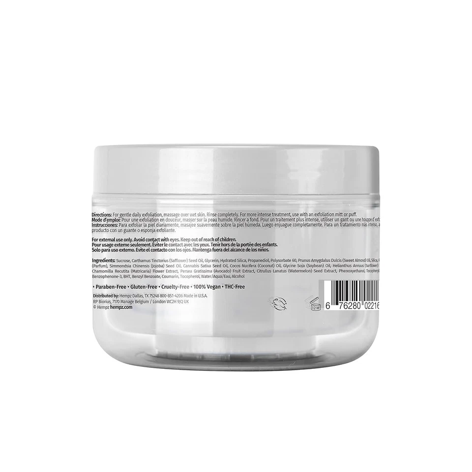 Hempz Fresh Coconut & Watermelon Sugar Body Scrub, 7.3 oz - Image 2 of 2