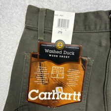 Carhartt Washed Duck Work Shorts Mens 29 B25 MOS Moss Green NWT NOS