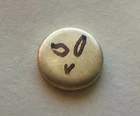 0.50 Gram Solid Silver ALIEN FACE Round - .999 Pure Bullion - FREE SHIPPING!!!!!