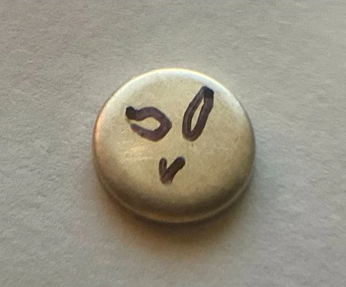 0.50 Gram Solid Silver ALIEN FACE Round - .999 Pure Bullion - FREE SHIPPING!!!!!