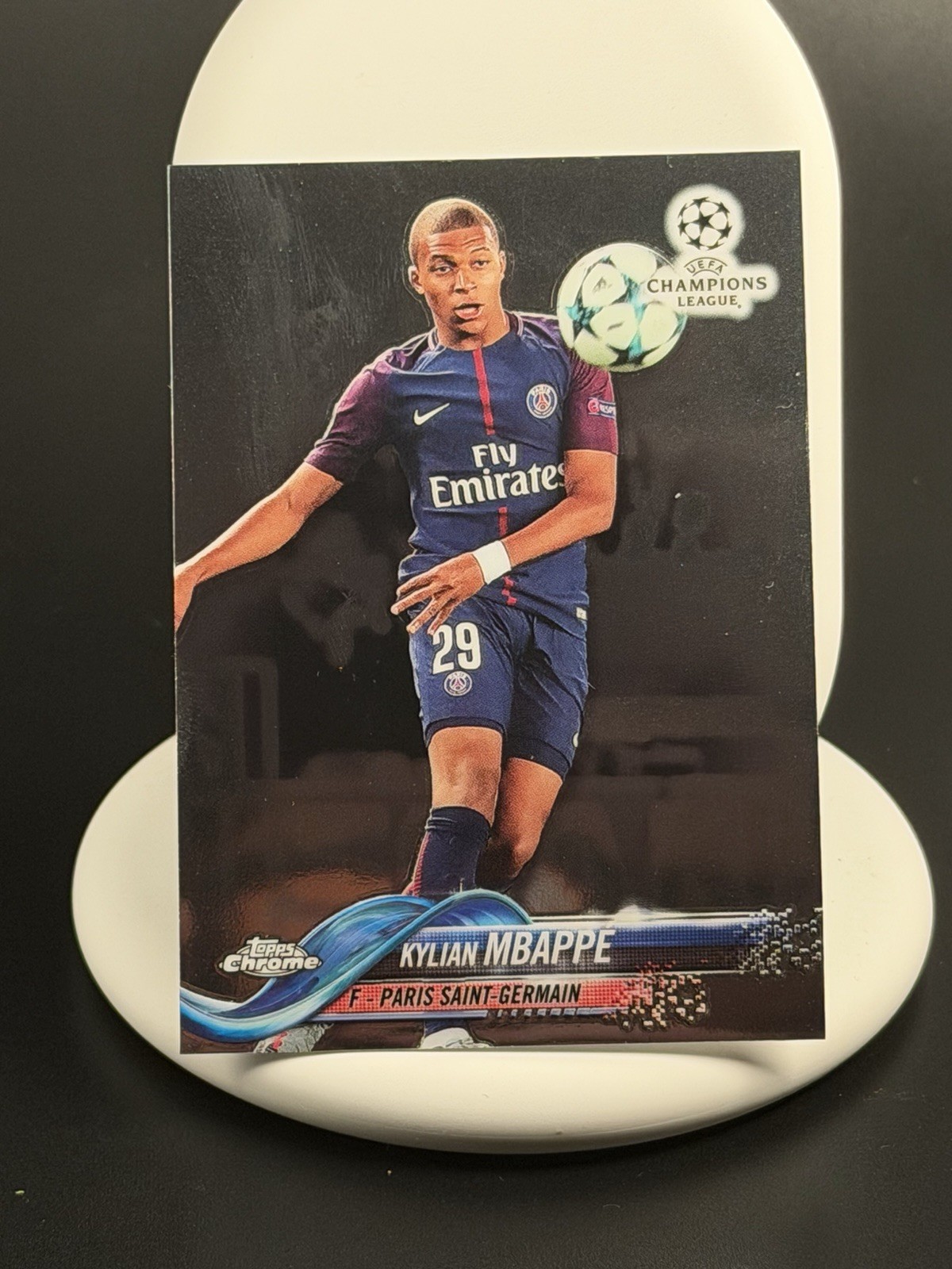 Kylian Mbappe 2017 Topps Chrome UEFA Champions League #41 Base