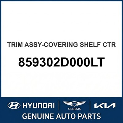 2000-2006 Hyundai Elantra Verkleidung Montage-Abdeckung Regal Ctr OEM Neu 859...