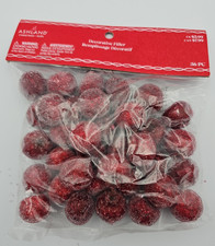 Ashland Christmas Decorative Filler 36 Pcs Red Sparkle NEW