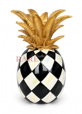MacKenzie-Childs Marquee Pineapple Candle Holder New Original Box