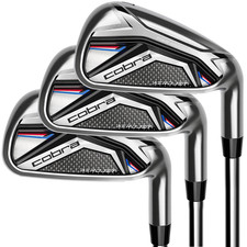COBRA AEROJET IRONS +REGULAR KBS STEEL SHAFTS / MULTIBUY DEAL @ 50% OFF RRP