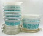 Vintage Pyrex Amish Butterprint Casserole Dish Casserole / Dishes Set Lot of 19