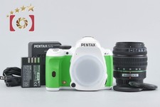 "Count 3,556" PENTAX K-r White x Green 12.4 MP Digital SLR Camera 18-55 Lens
