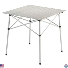 Sturdy Aluminum Folding Camping Table Seats 4 with Carry Bag for Outdoor Use