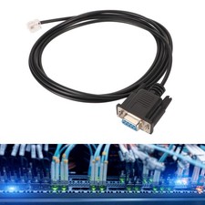 6ft RS232 DB9Pin Female To RJ11 RJ12 LAN Network Serial Control Cable For