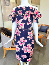Christian Dior by John Galliano Resort 2009 Hibiscus Flower Silk Cocktail Dress