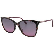 Swarovski SK0310 Womens Plastic Sunglass 55T Purple Marble 55-16 Gradient Purple