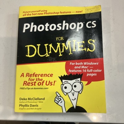 Photoshop CS for Dummies  by Phyllis Davis and Deke McClelland (2003, Trade...