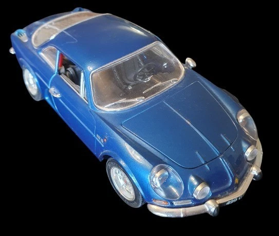 Burago Alpine A110 1600s Street Bleu Burago (1/16) Métal - Photo 3/4