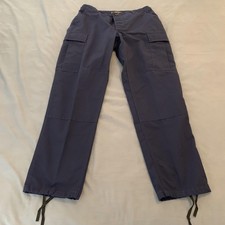 Propper Cargo Pants Mens 34x30 Blue Combat Tactical Trousers Adjustable Waist