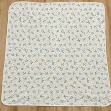Vintage Carter's Mother Goose Nursery Rhymes Baby Receiving Blanket Cotton USA