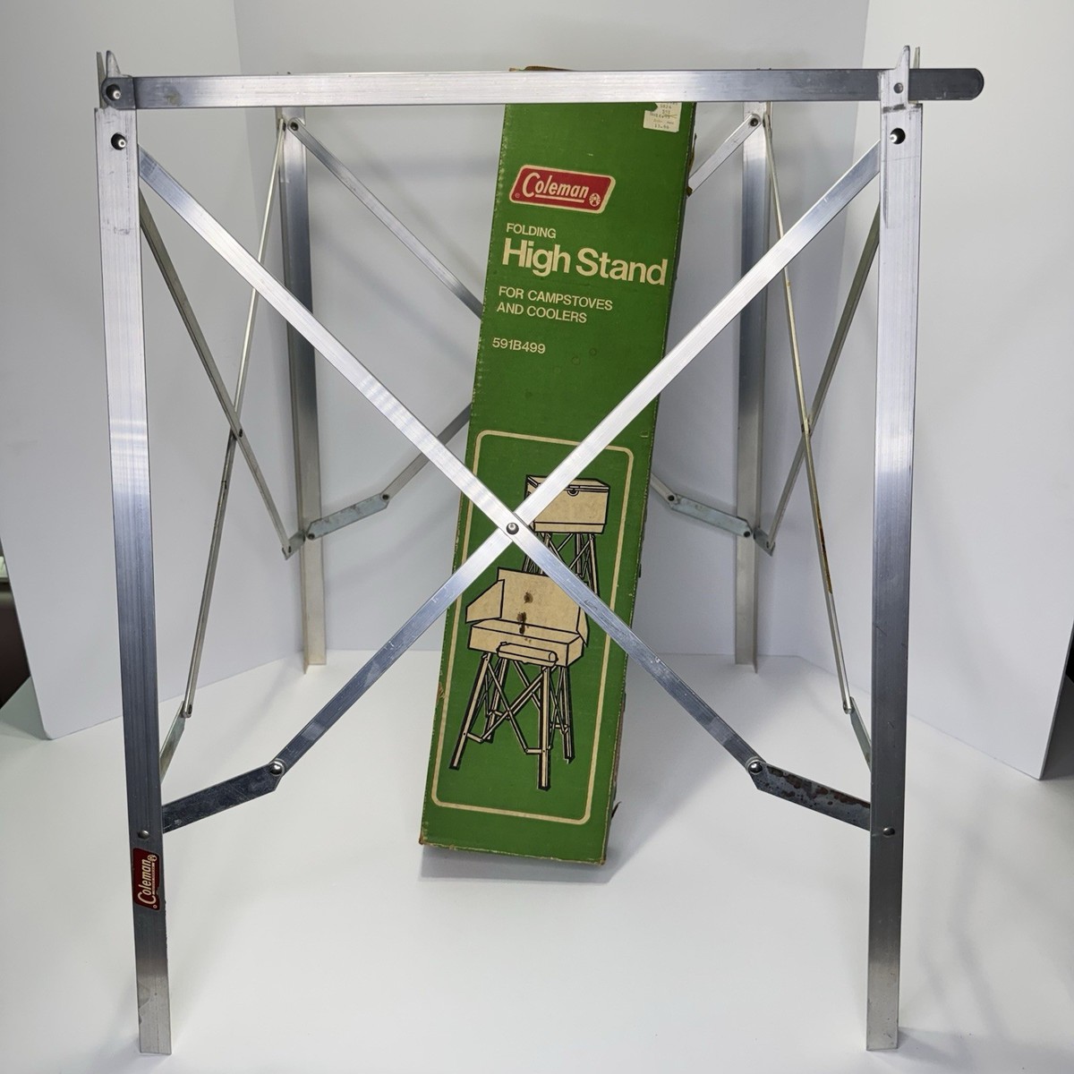 Vintage Coleman Folding High Stand Stove Cooler 591B499 for sale