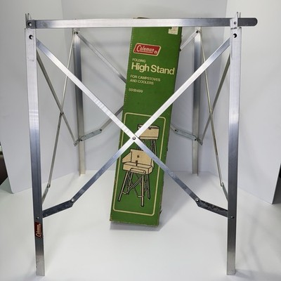 Vintage Coleman Folding High Stand Stove Cooler 591B499 for sale