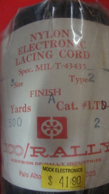 LTD-2 Lacing tape size 3 type 2 finish A MIL-T-43435 Dacron 0.090width ICO-RALLY