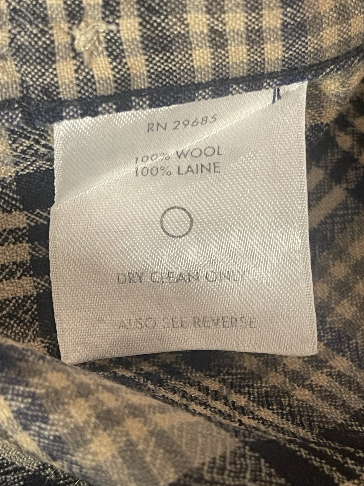 Vintage Sir Pendleton Wool Button Front Shirt  Me… - image 9