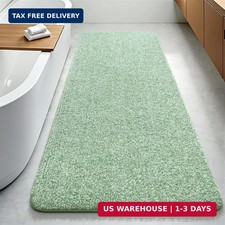 Bathroom Runner Rug 24x60 Inch, Soft Absorbent Long Bathroom Rug for Shower Floo