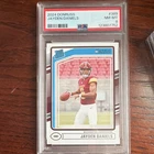 2024 Panini Donruss Rated Rookie Jayden Daniels #389 Washington Commanders PSA 8