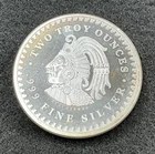 2 oz .999 Fine Silver Aztec Calendar