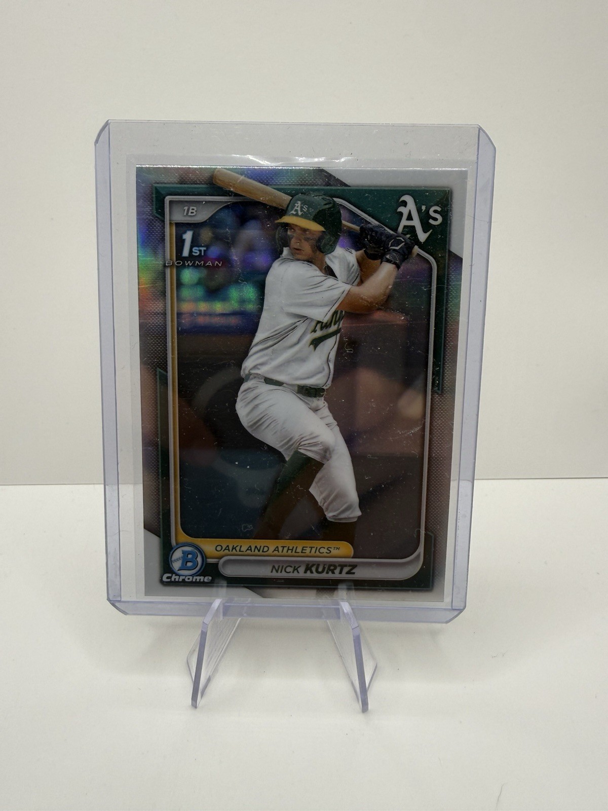 Nick Kurtz 2024 Bowman Chrome Draft #BDC-56 Refractor 1st RC