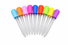 Tropfpipetten Kunststoff  f&uuml;r Aquarium & DIY Dosierpipetten Pipette 5ml / 12cm