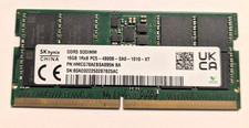 SK HYNIX 16GB 1Rx8 PC5-38400 DDR5 4800B SODIMM RAM MEMORY