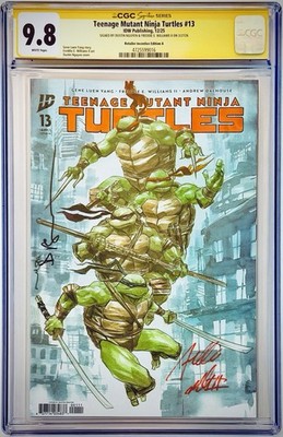 1:100 Teenage Mutant Ninja Turtles #13 - CGC SS 9.8 Signed 2x Nguyen + Williams