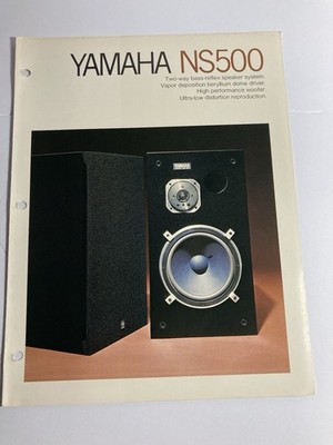 Yamaha NS500 Stereo Speaker System Original Brochure | eBay