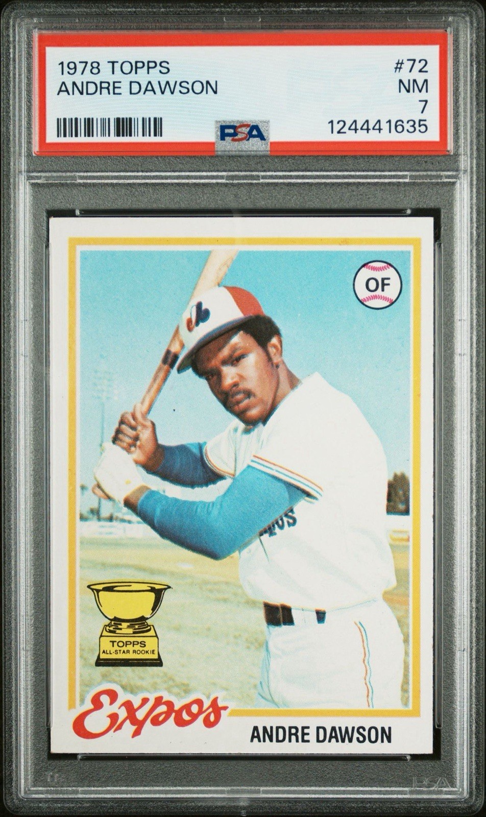 Andre Dawson RC 1978 Topps PSA 7 NM !!!