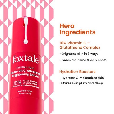 Foxtale 10% Vitamin C + Glutathione Complex Serum 30ml