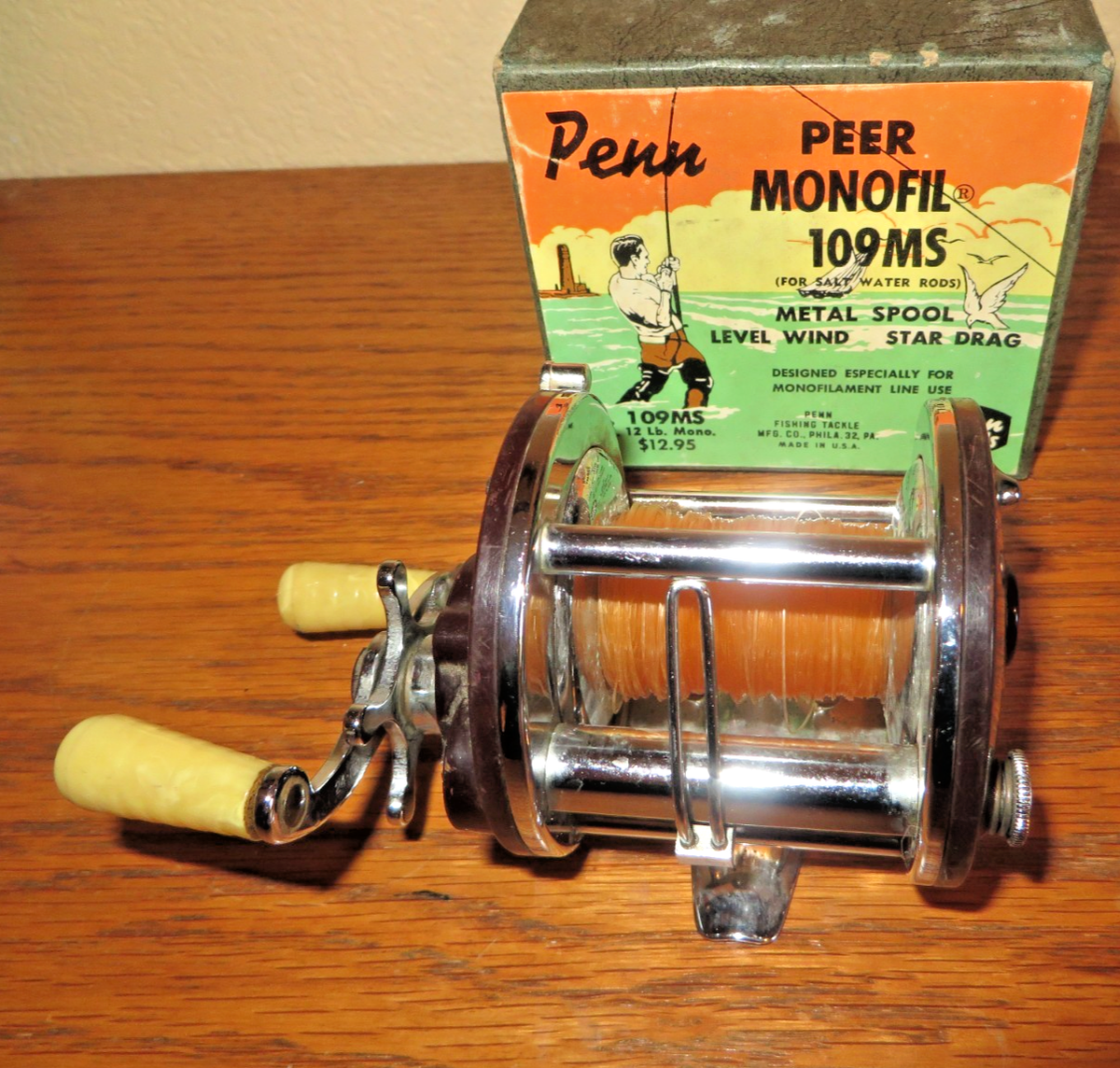Penn Peerless Monofil 109MS fishing reel Original Box | eBay Penn Peerless Monofil 109MS fishing reel Original Box | eBay