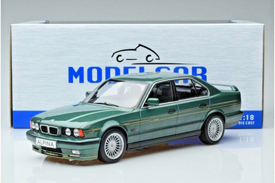 BMW 5-Series E34 Alpina B10 4.6 1994 Rare GREEN Diecast Model Car RAR MCG 1/18
